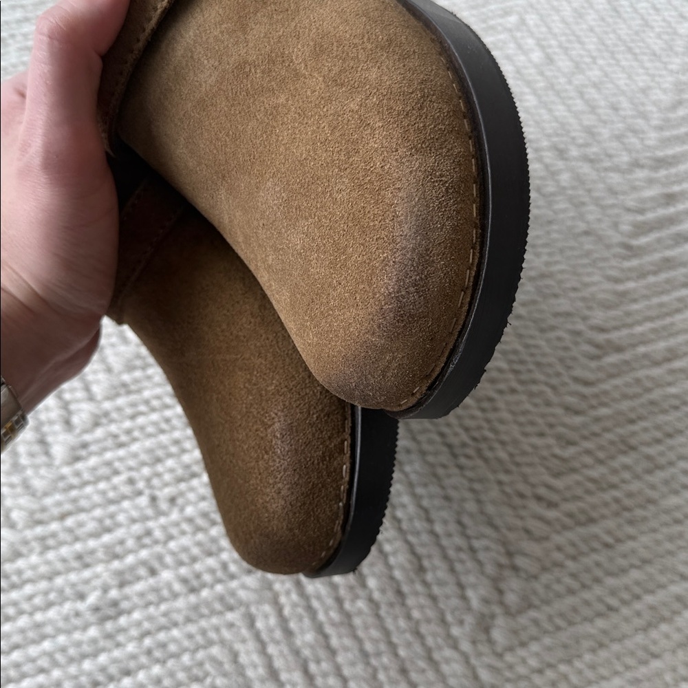 Re/done Classic 70s Suede Clog  Mule Brown sz 39/ 8 US - Picture 6 of 7